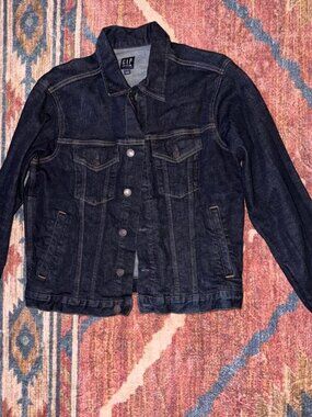 Gap Men's Navy and Blue Jacket